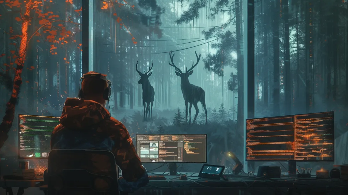 Don't miss the deer, go kiss the deer 🦌💋.